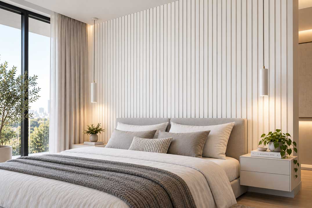 White MDF Acoustic Panel image 1