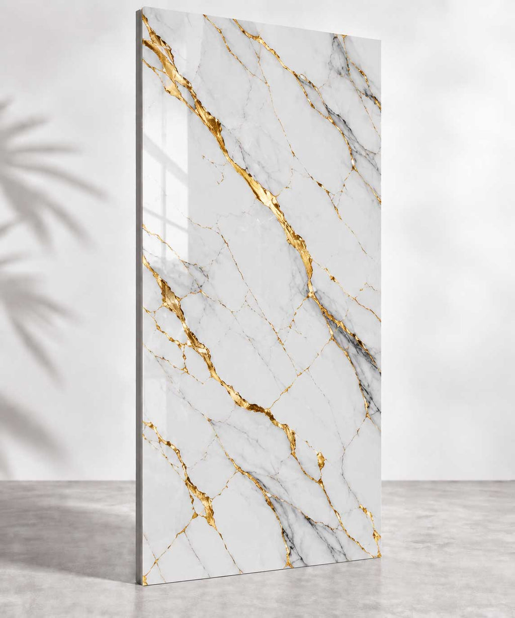 White Gold Marble Sheet image 0