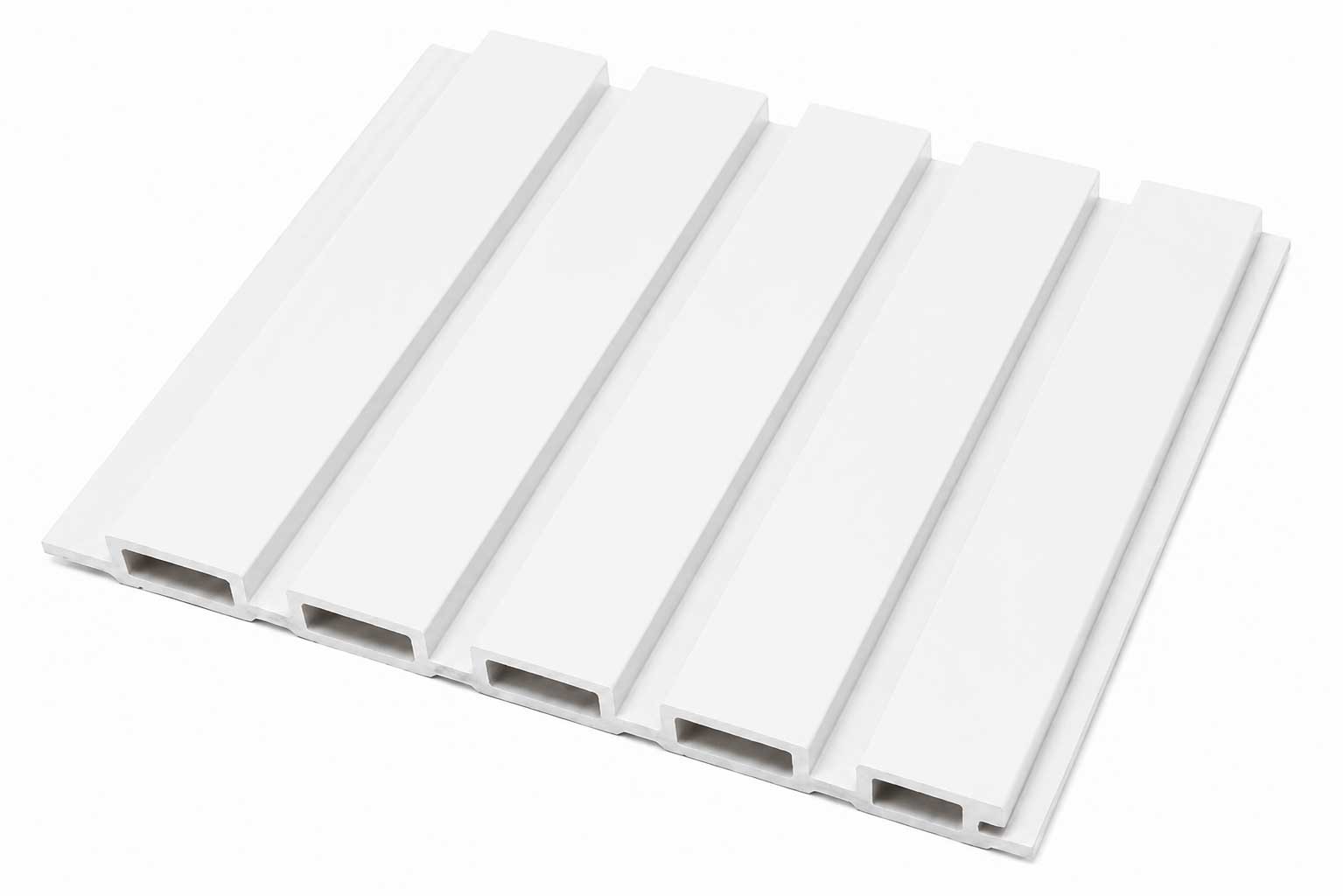 Pure White Outdoor Wall Panel - 2900 × 219 × 26 mm image