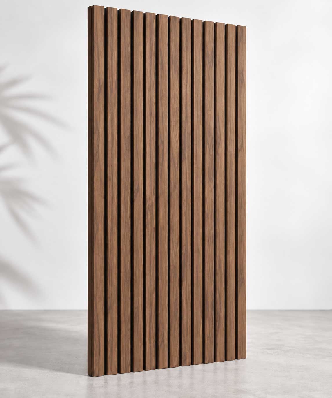 Walnut MDF Acoustic Panel - 2400 × 600 × 21 mm image