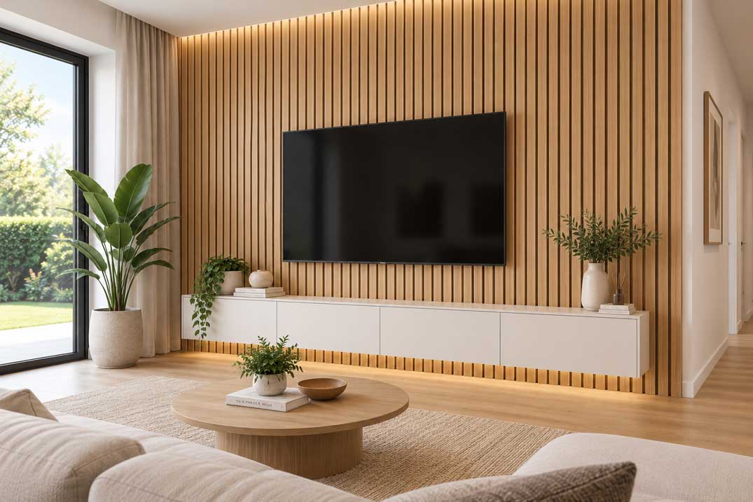 Natural Oak MDF Acoustic Panel image 2