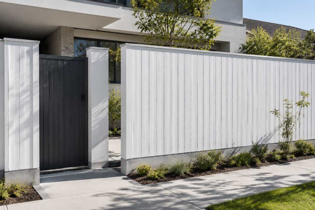 Pure White Outdoor Wall Panel image 1