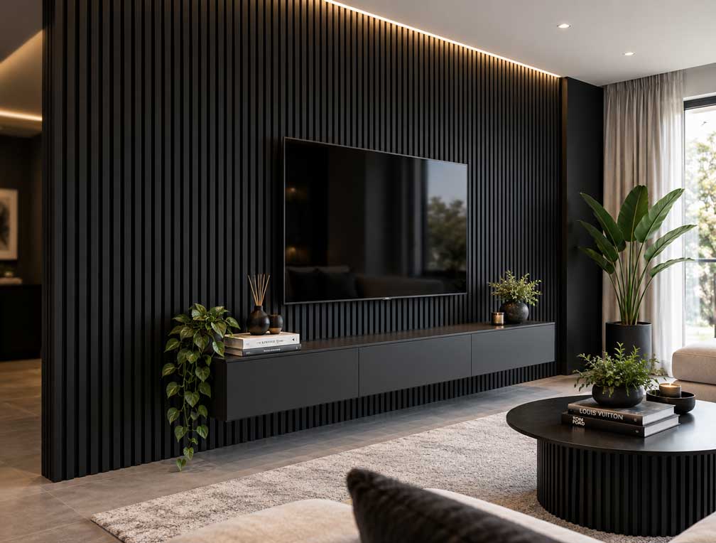 Black MDF Acoustic Panel image 2