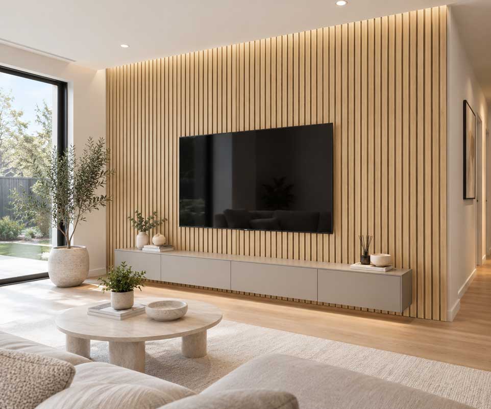 Light Oak MDF Acoustic Panel image 2