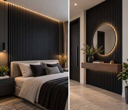 Black MDF Acoustic Panel image 1