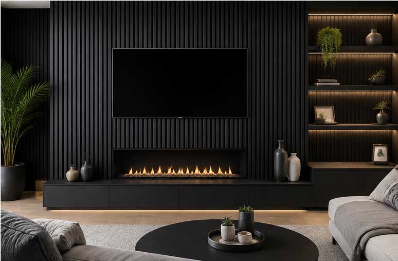Black Outdoor Wall Panel image 3