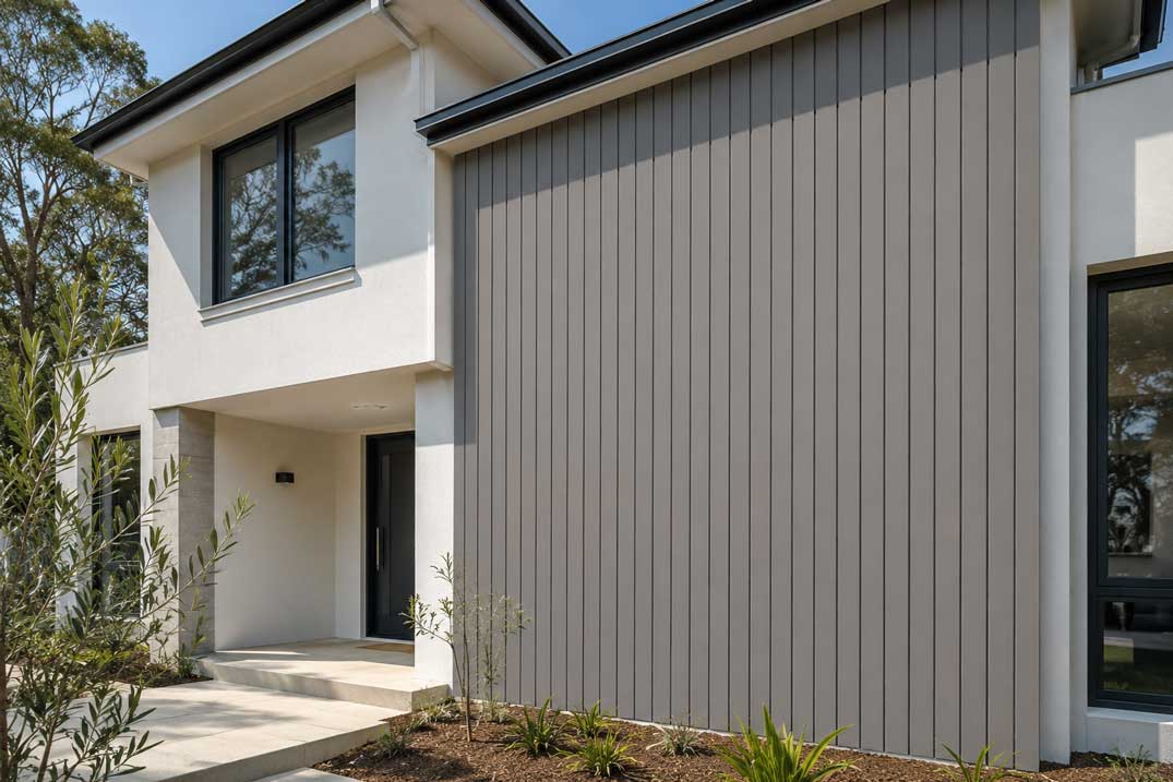 Gray Outdoor Wall Panel image 2