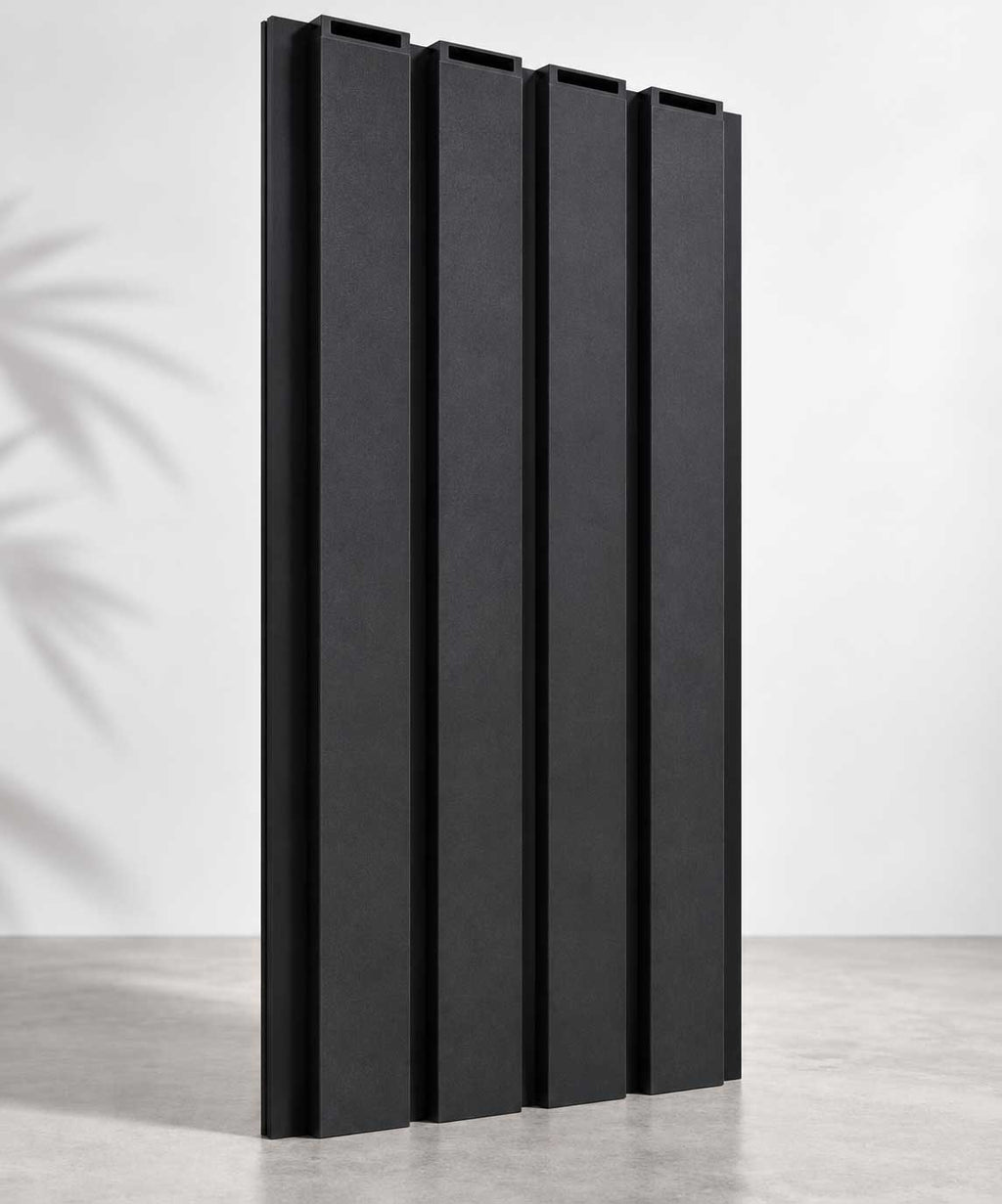 Black Outdoor Wall Panel