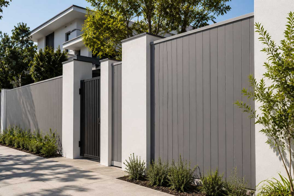 Gray Outdoor Wall Panel image 1